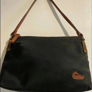 Dooney & Bourke  small Black nylon/  hobo bag